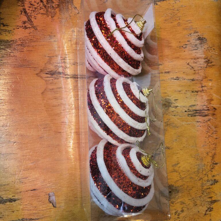 Candy Cane Baubles