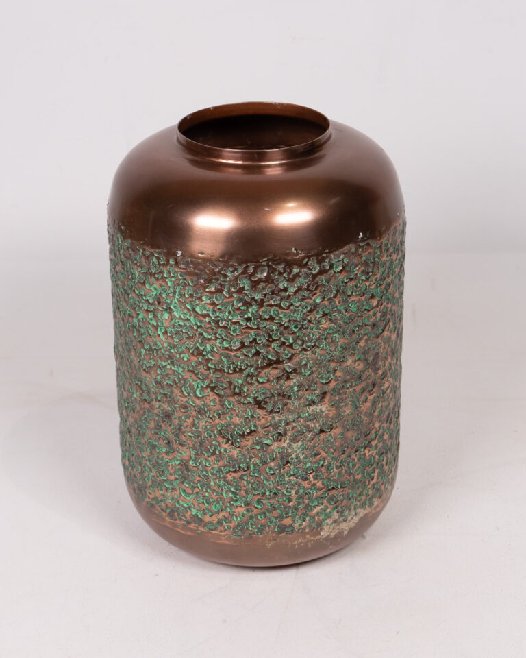 Medium Copper-effect Textured Vase