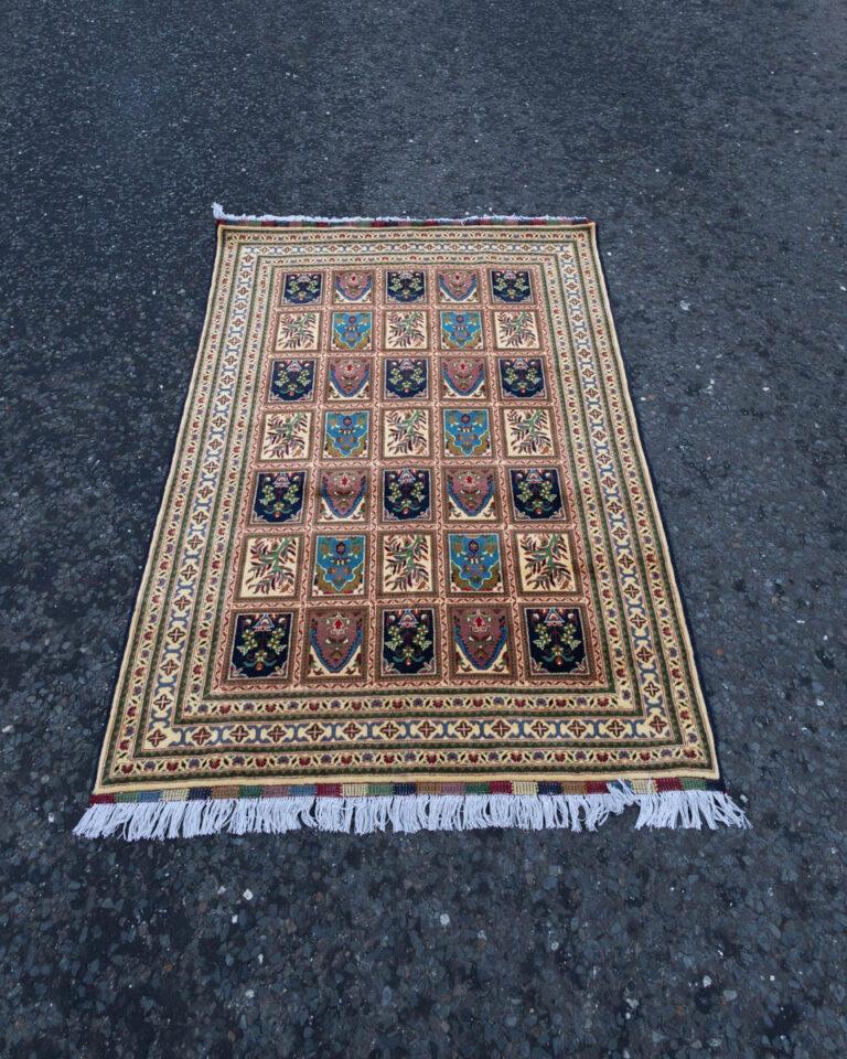 Handwoven Afghan Persian Panel Rug ST22