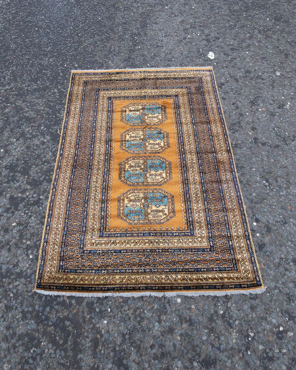 Vintage Turkman Bokhara Design Rug ST25