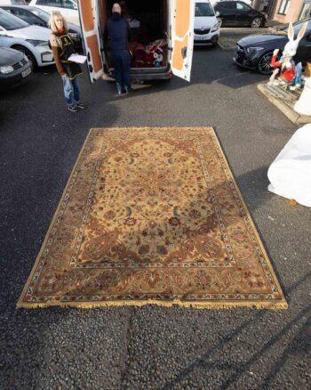 JAN08 Teawashed Indian Agra Carpet