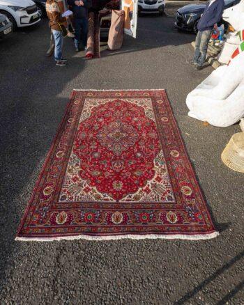 JAN11 Persian Rabriz Floral Carpet