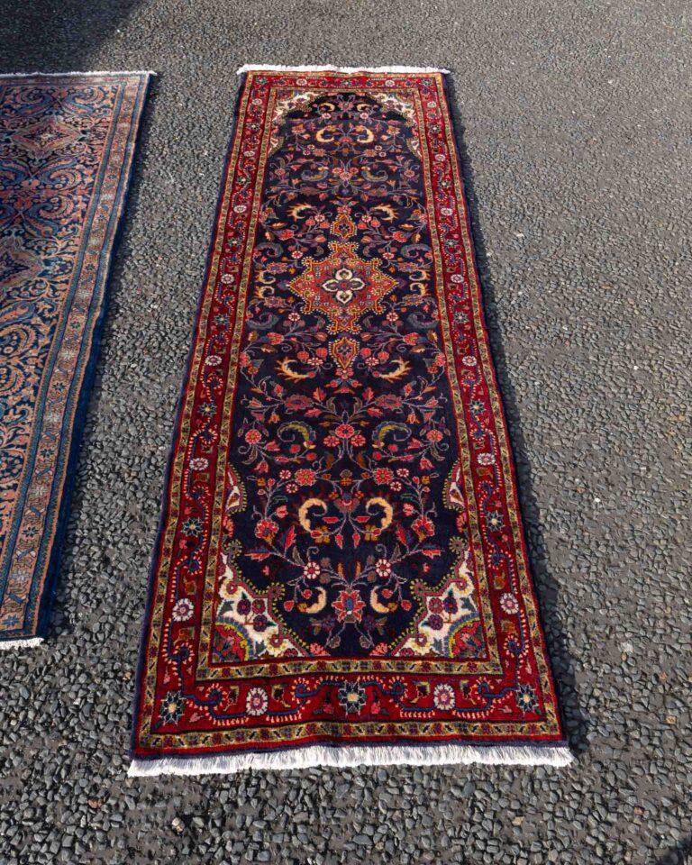 JAN02 Blue Full Pile Persian Runner