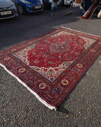 JAN11 Persian Rabriz Floral Carpet