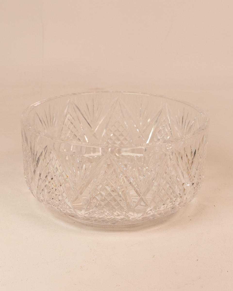Tyrone Crystal Fruitbowl