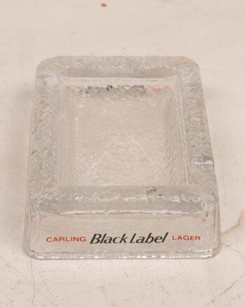 Carling Black Label Glass Ashtray