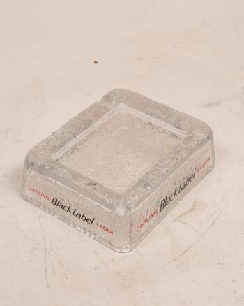 Carling Black Label Glass Ashtray