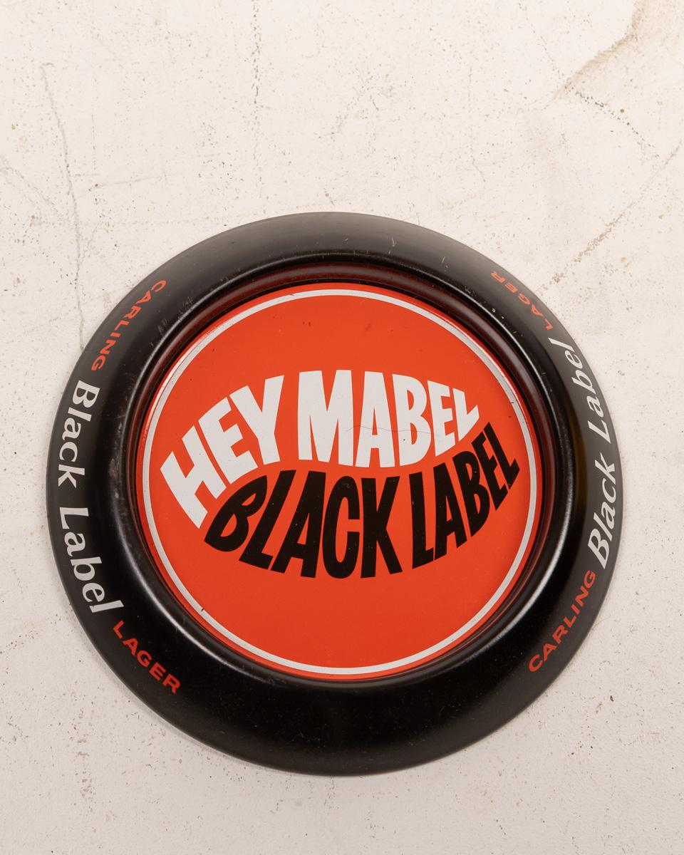 Carling Black Label Tin Ashtray