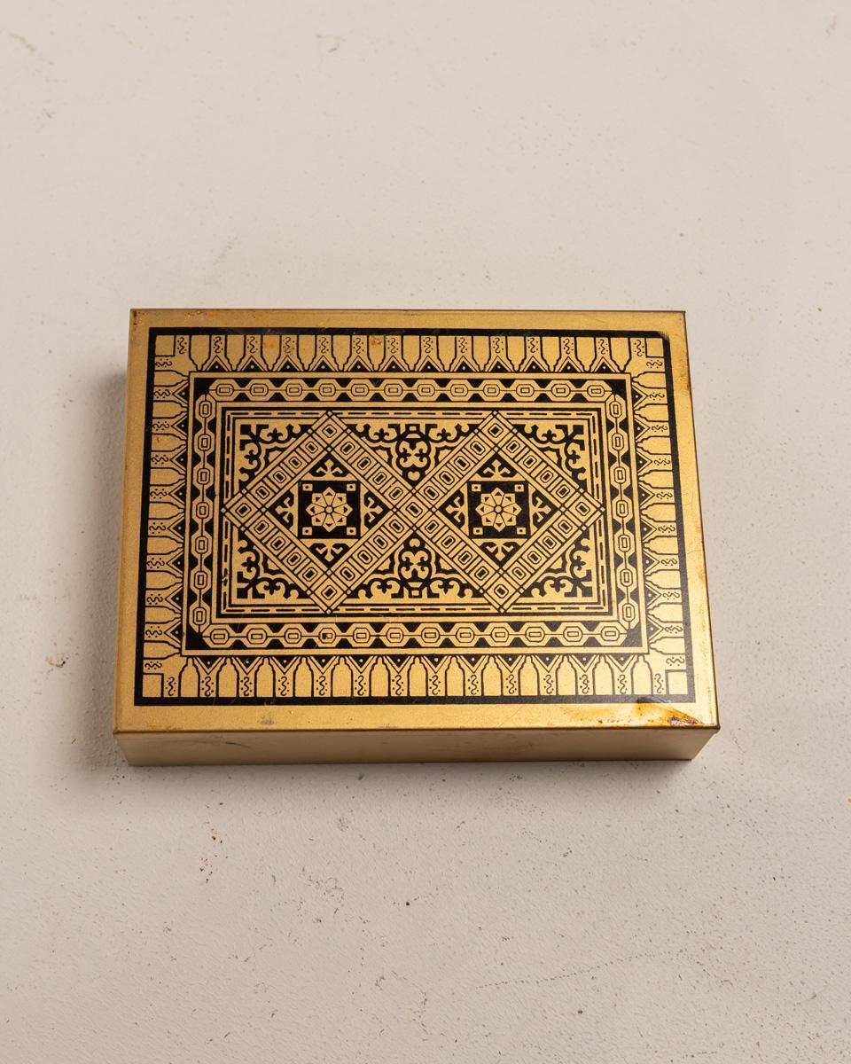 Decorative Brass Box with Intricate Pattern
