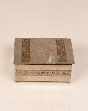 Vintage Metal Trinket Box