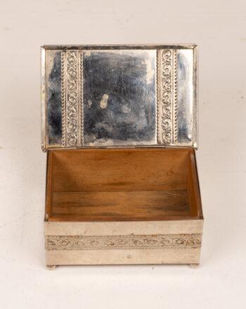 Vintage Metal Trinket Box