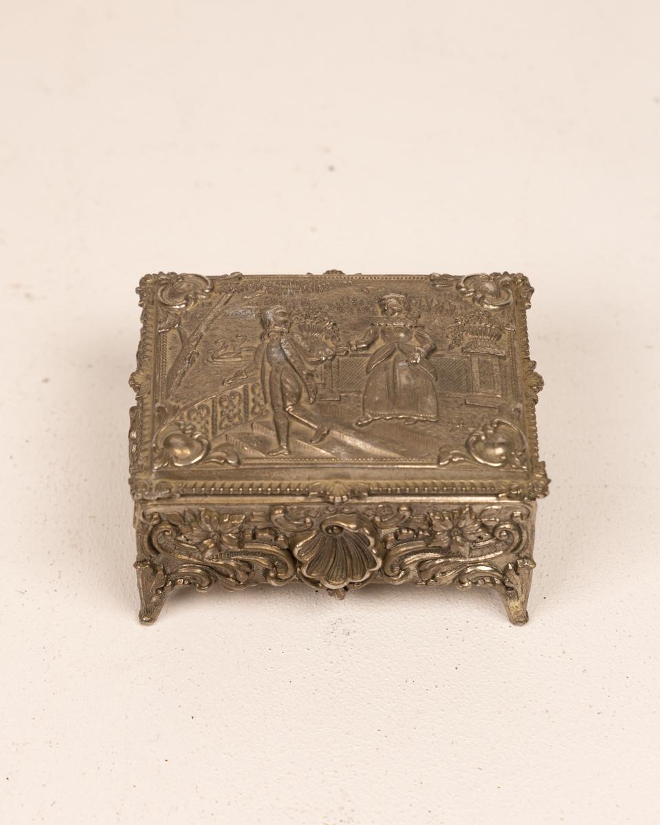 Antique Decorative Metal Box