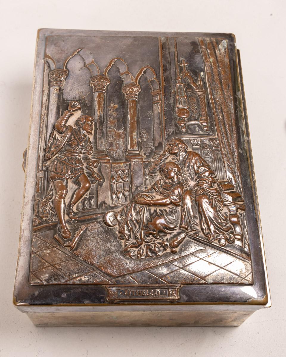 Antique Decorative Box with Othello Scene