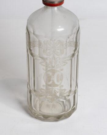 Vintage C&C Glass Seltzer Bottle