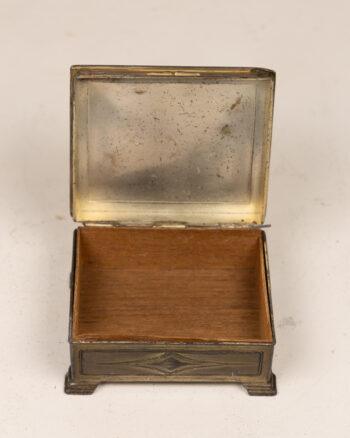 Vintage Brass Jewelry Box