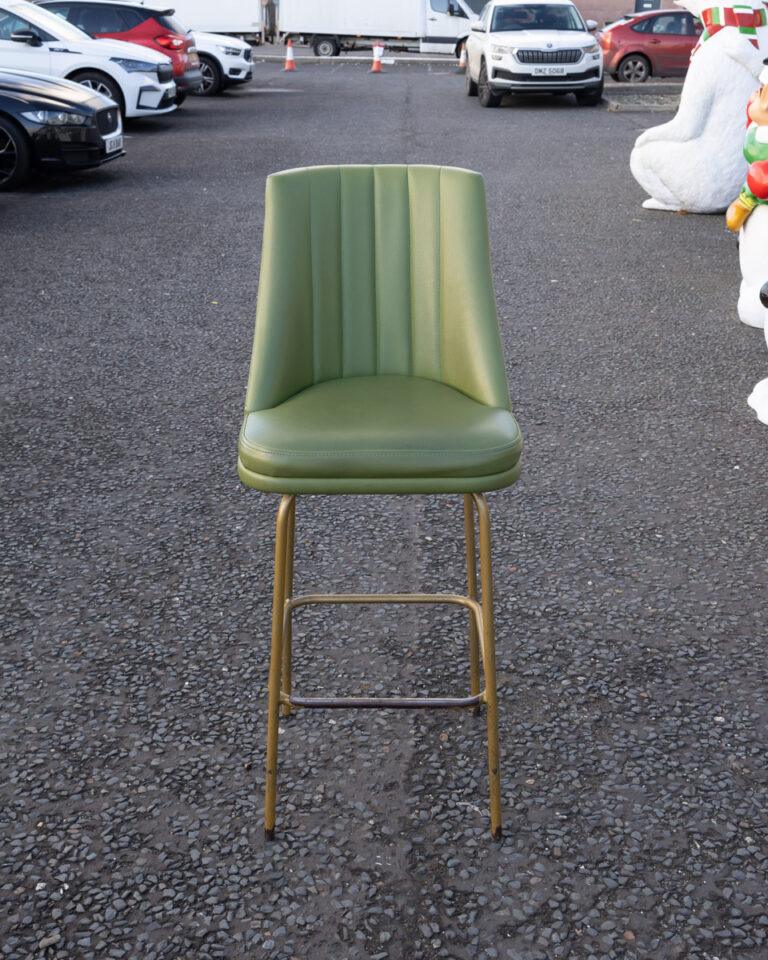 Tall Green Bar Stool