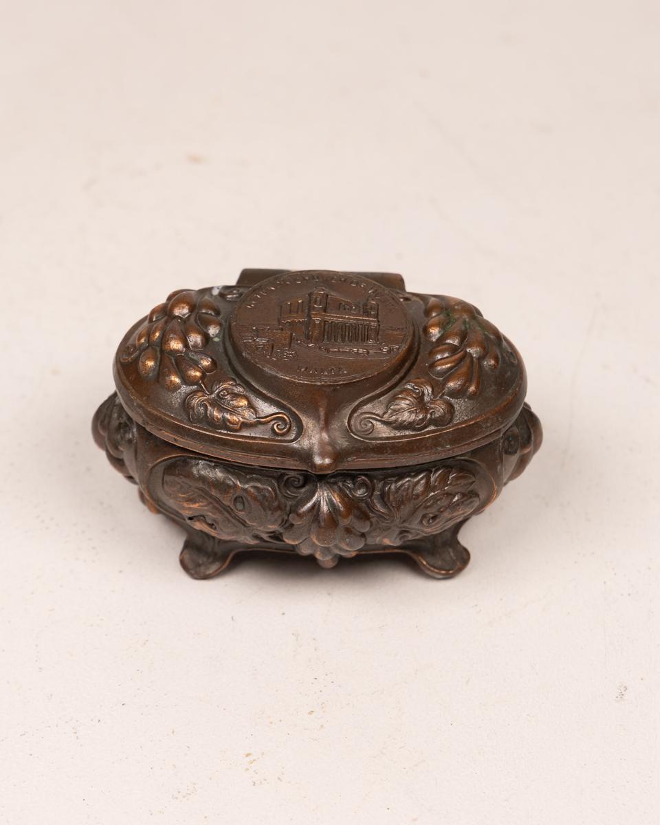 Antique Decorative Brass Box