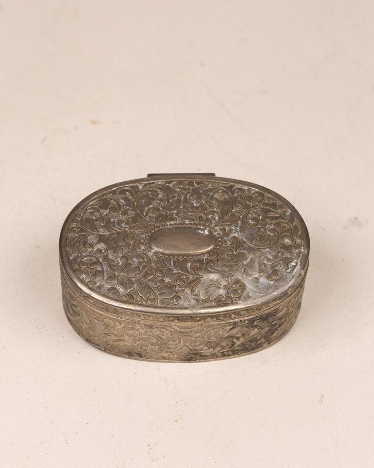 Vintage Ornate Metal Box