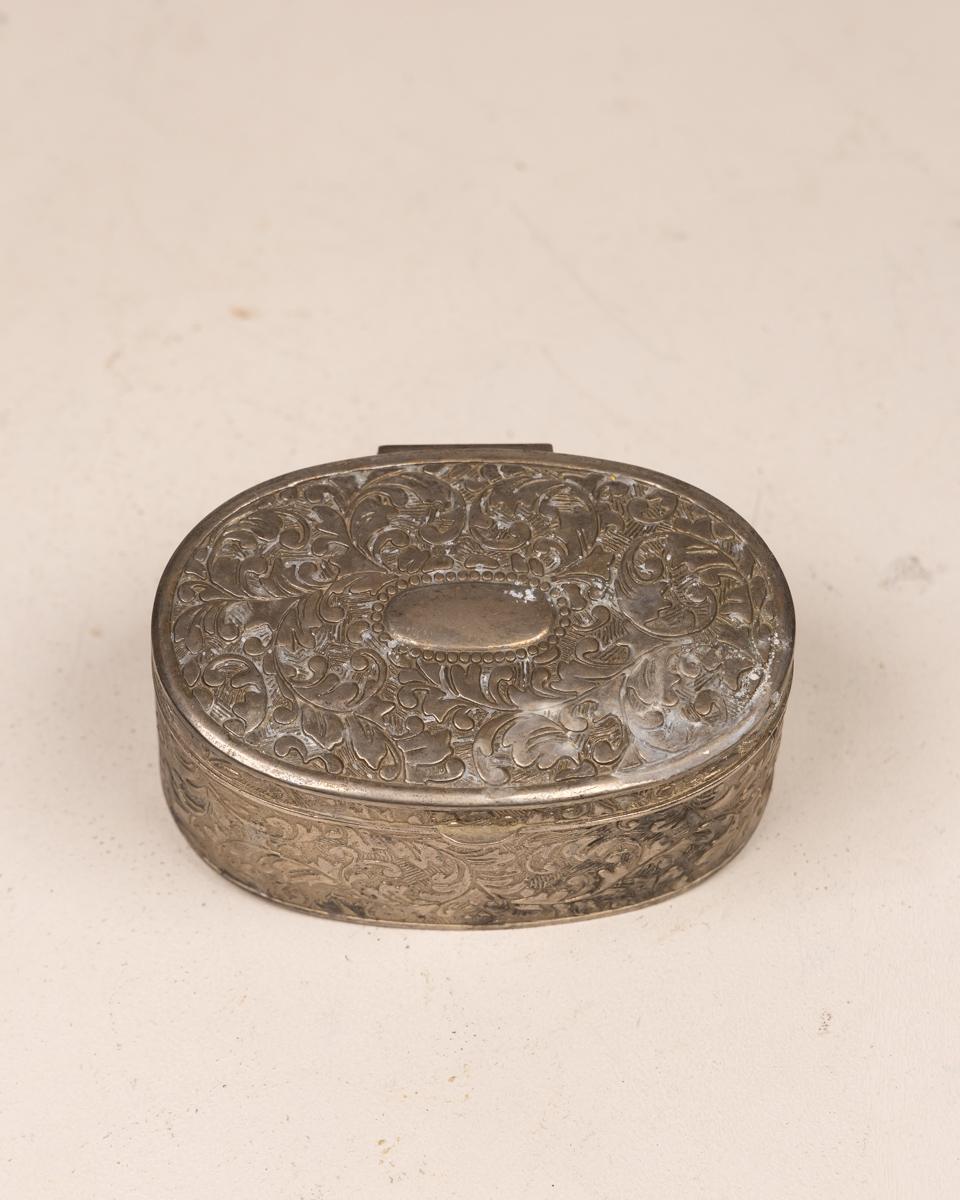 Vintage Ornate Metal Box