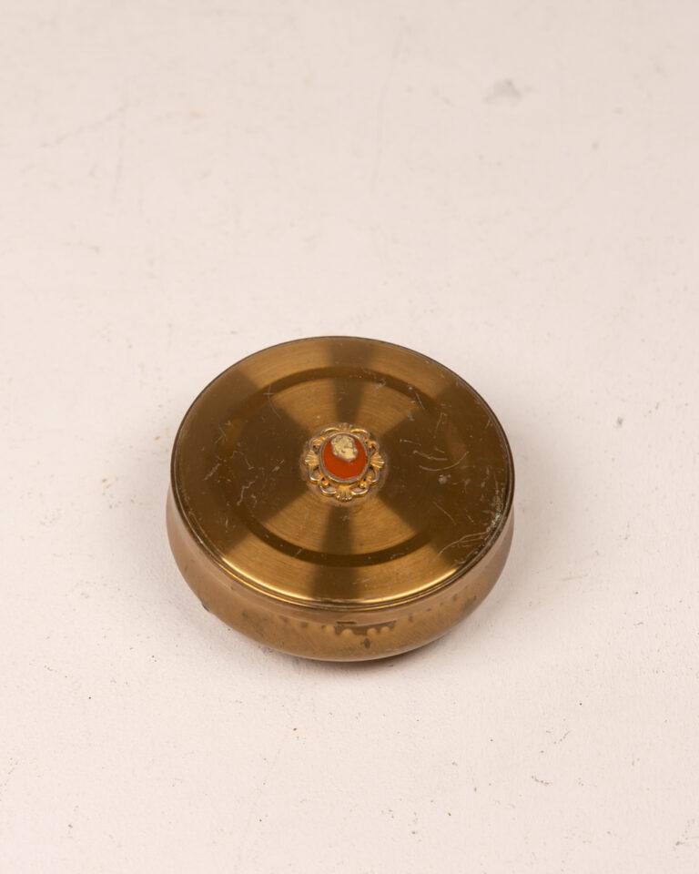 Vintage Brass Decorative Box