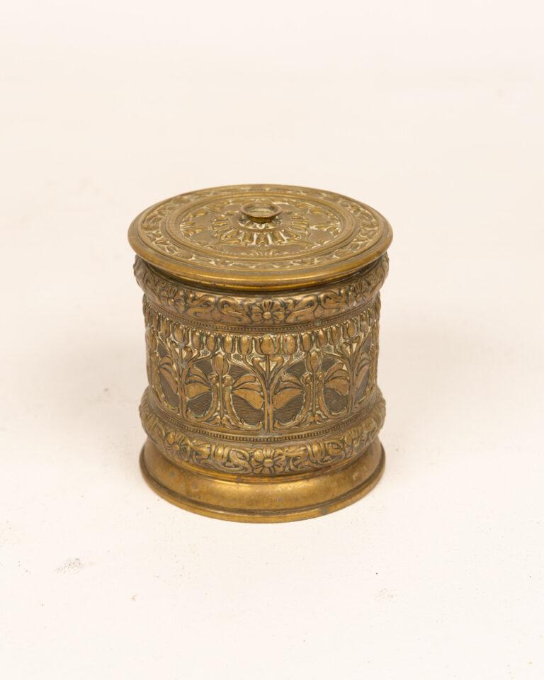 Vintage Brass Decorative Container