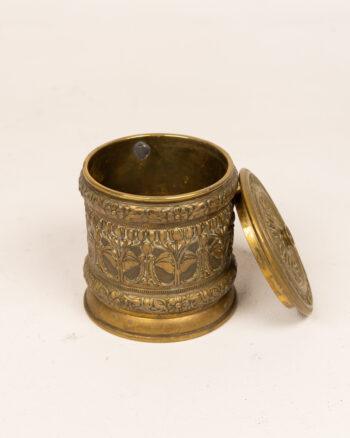 Vintage Brass Decorative Container