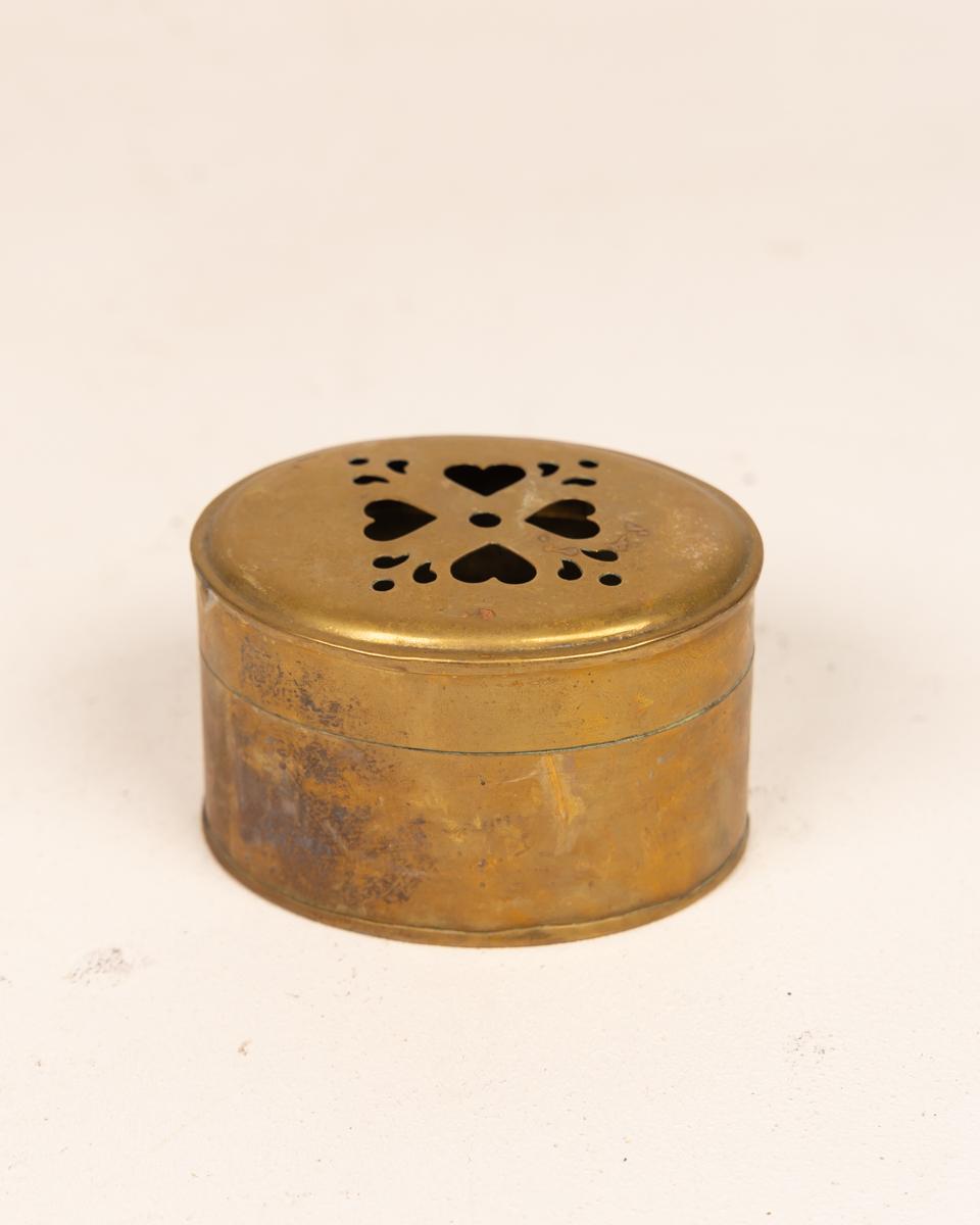 Vintage Brass Trinket Box