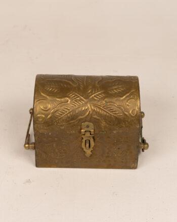 Vintage Brass Trinket Box