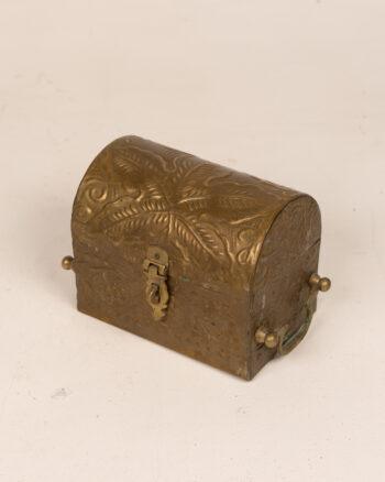 Vintage Brass Trinket Box