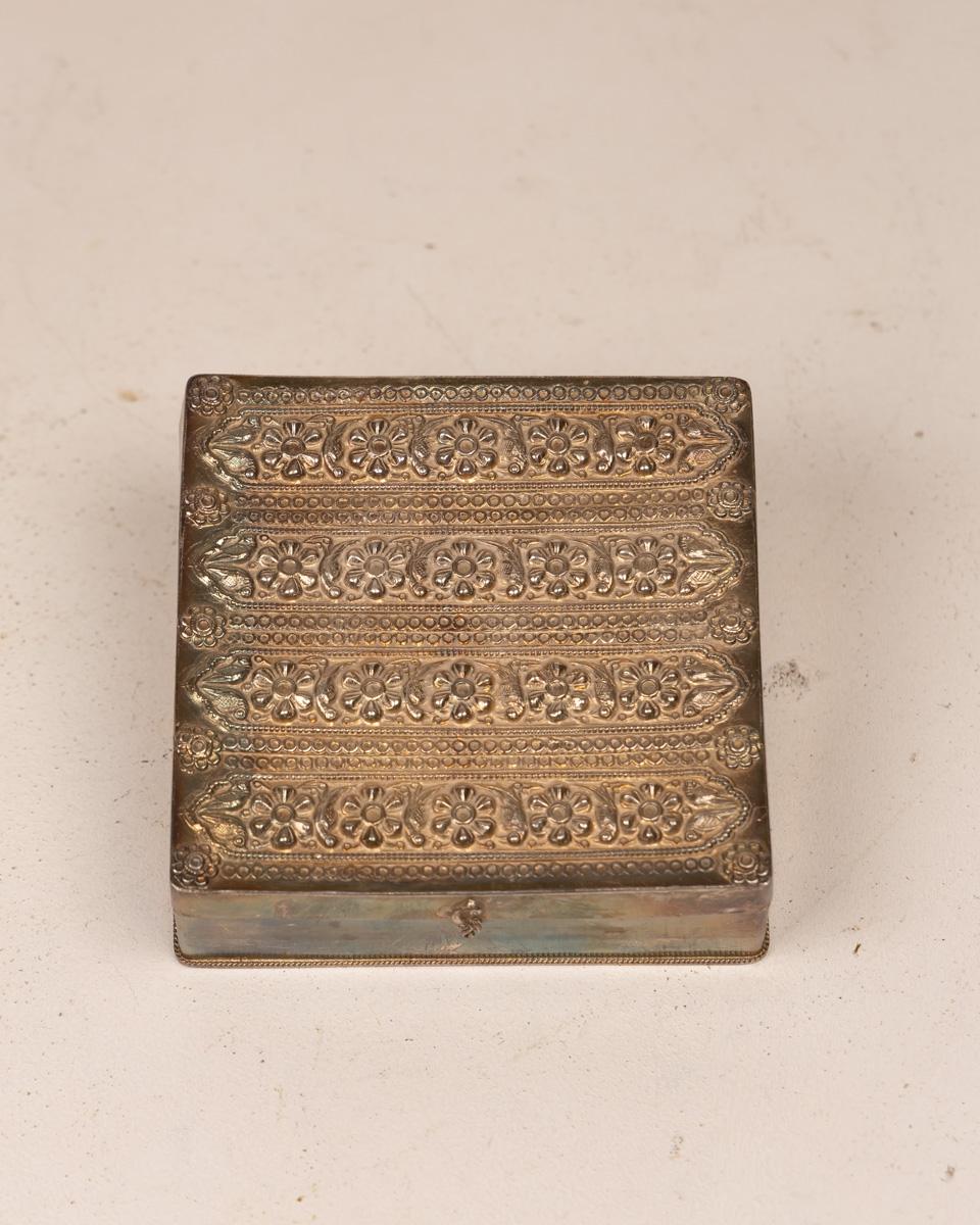 Vintage Ornate Brass Box