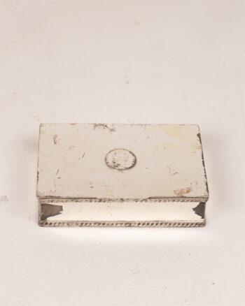 Vintage Silver-Plated Trinket Box