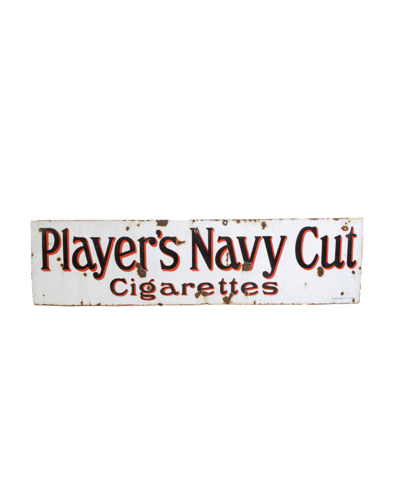 Vintage Player's Navy Cut Cigarettes Enamel Sign
