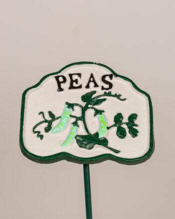 Cast Iron Peas Sign [2209]