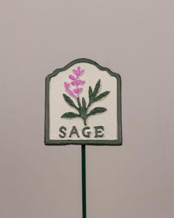 Cast Iron Sage Sign [3498]