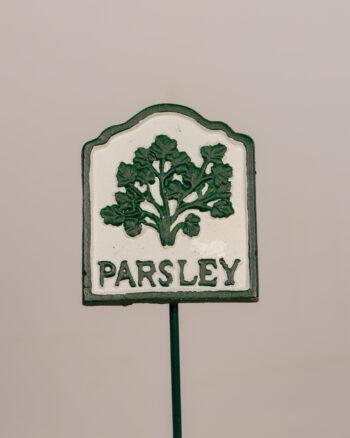 Cast Iron Parsley Sign