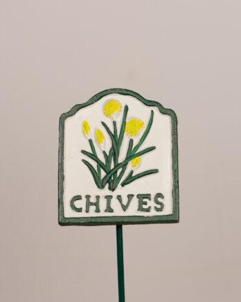 Cast Iron Chives Sign