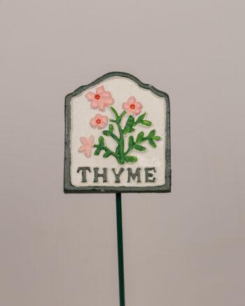 Cast Iron Thyme Sign [3499]