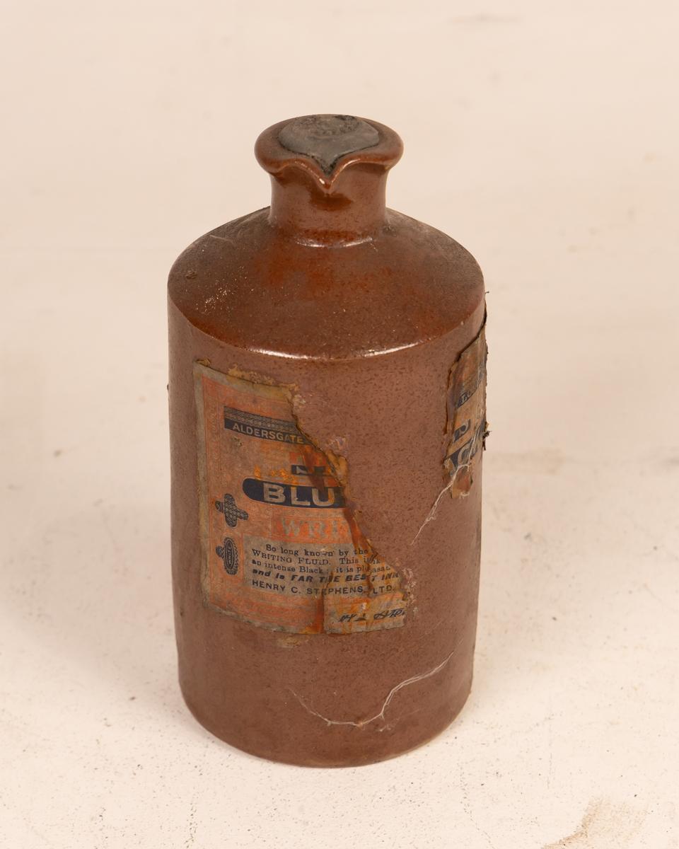 Vintage Full Writing Ink Bottle
