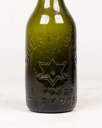 S. Blackshaw Stockport Glass Bottle