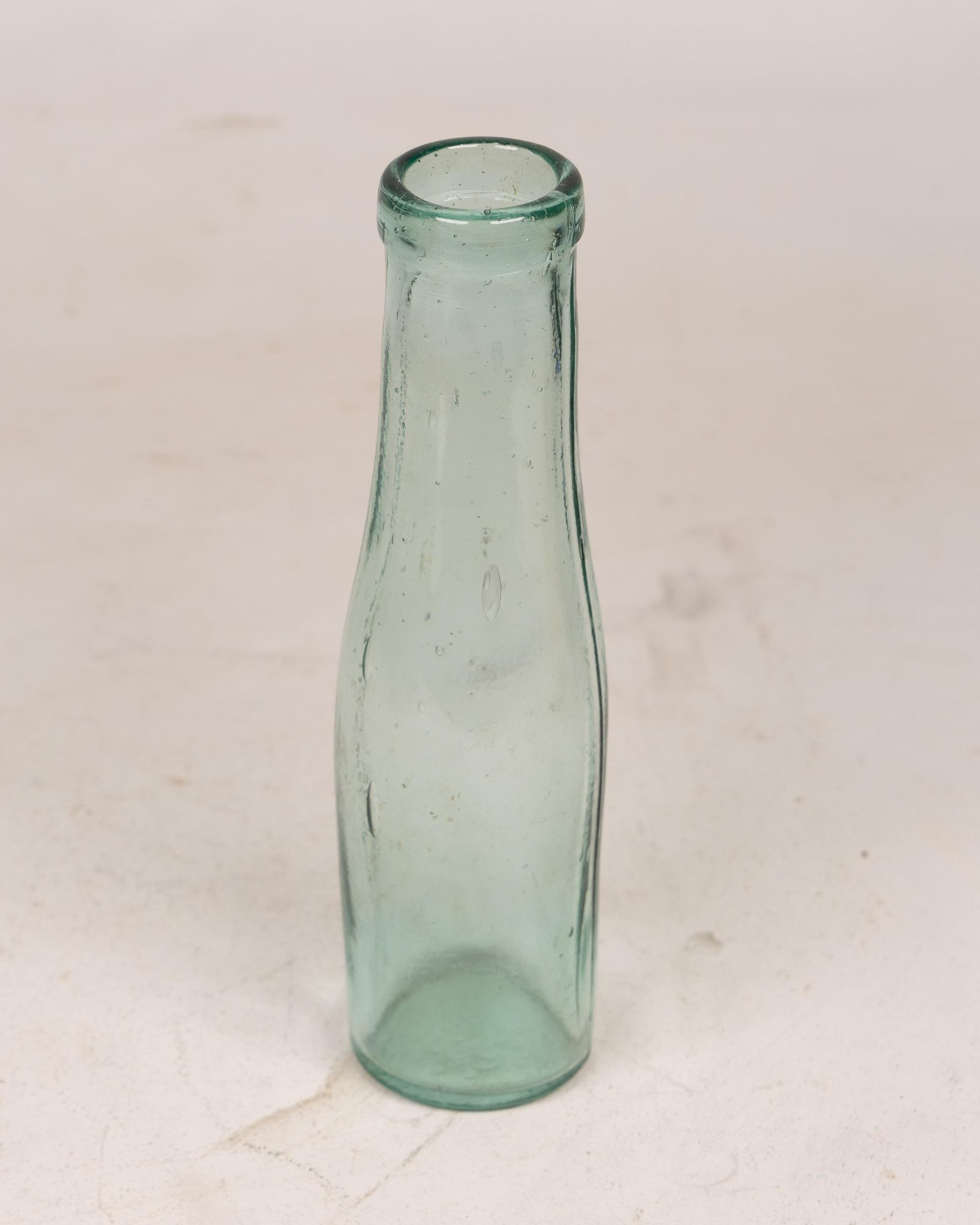 Vintage Pale Green Glass Bottle