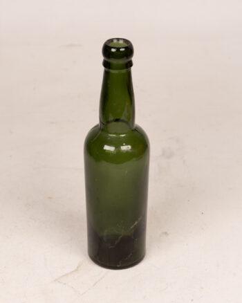 Vintage Green Glass Bottle