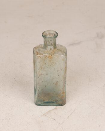 Vintage Rectangular Glass Bottle