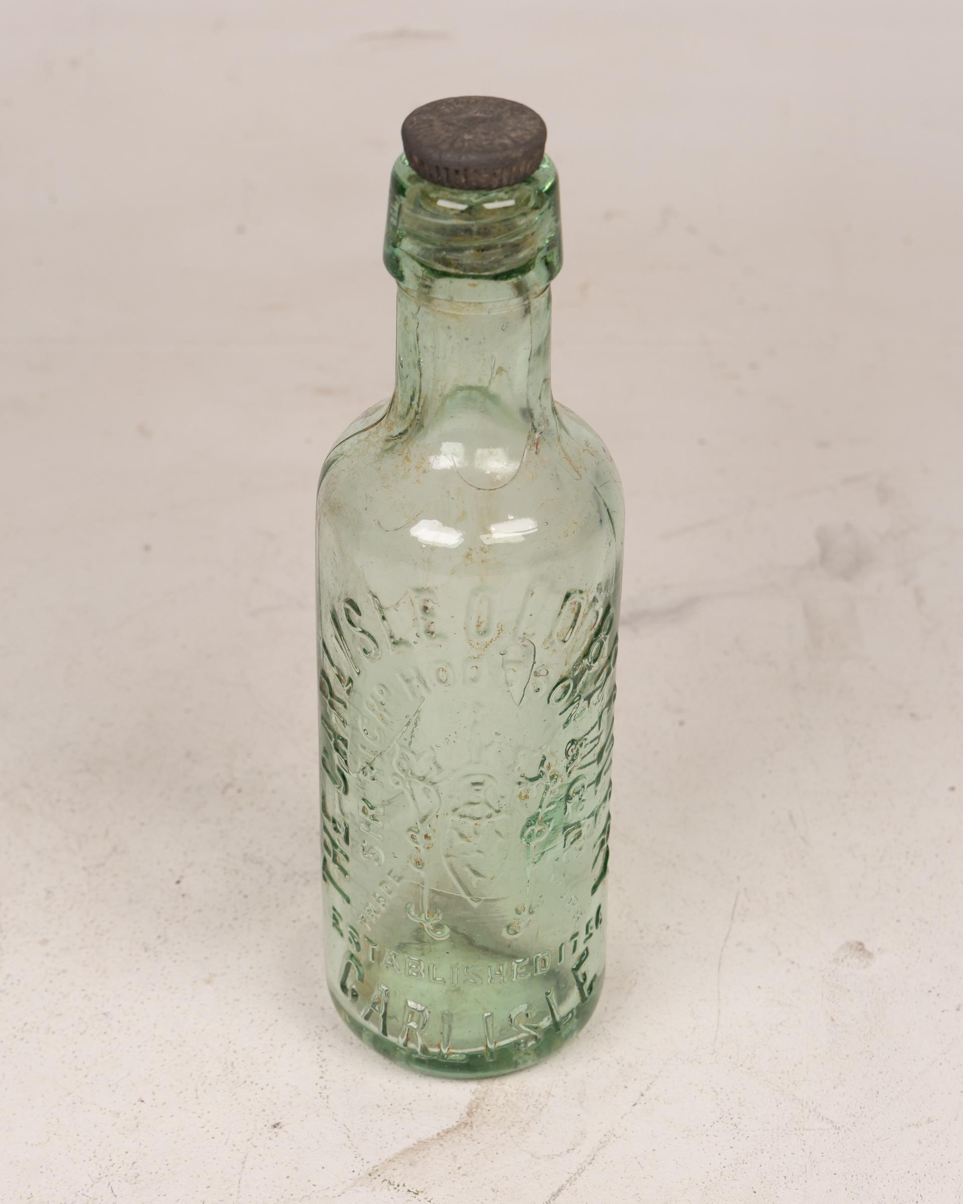Vintage Carlisle Old Brewery Glass Bottle