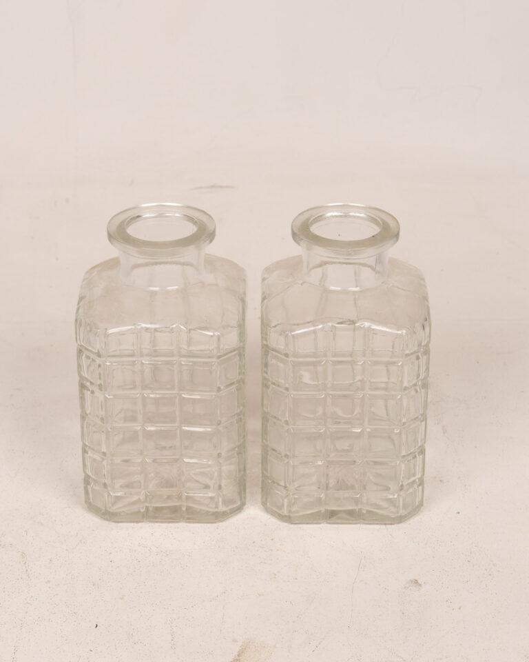 Pair of Mid Century Glass Vases