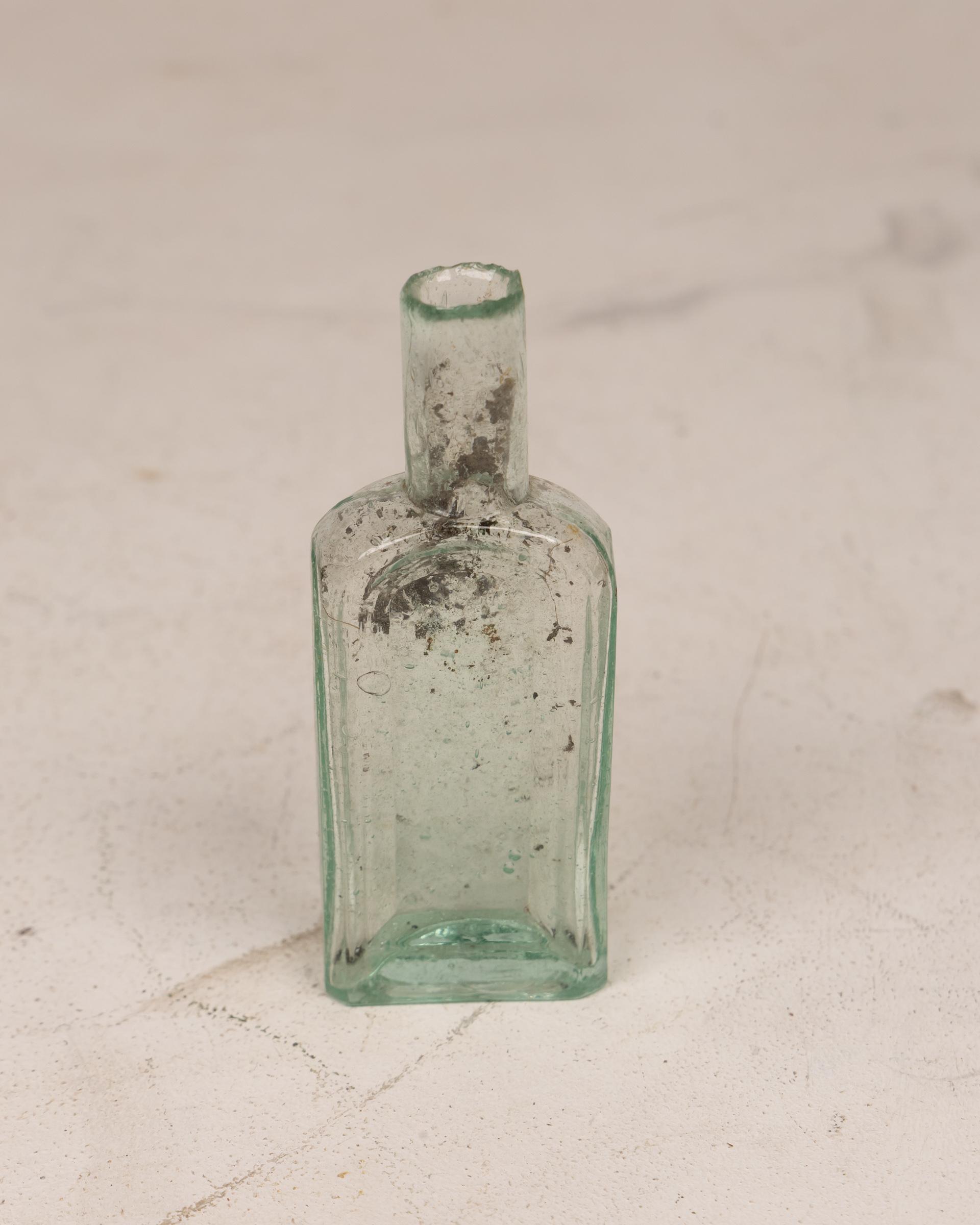 Vintage Greenish Glass Bottle