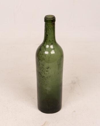 Vintage Green Glass Bottle
