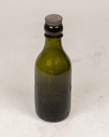 S. Blackshaw Stockport Glass Bottle