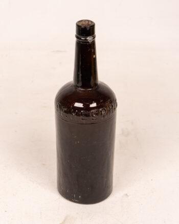 PF Heering Antique Brown Glass Bottle
