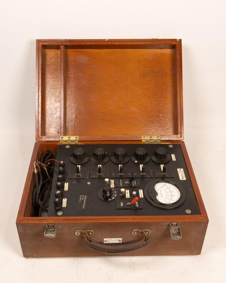 Electrical A.T.4557 Tester in Wooden Case