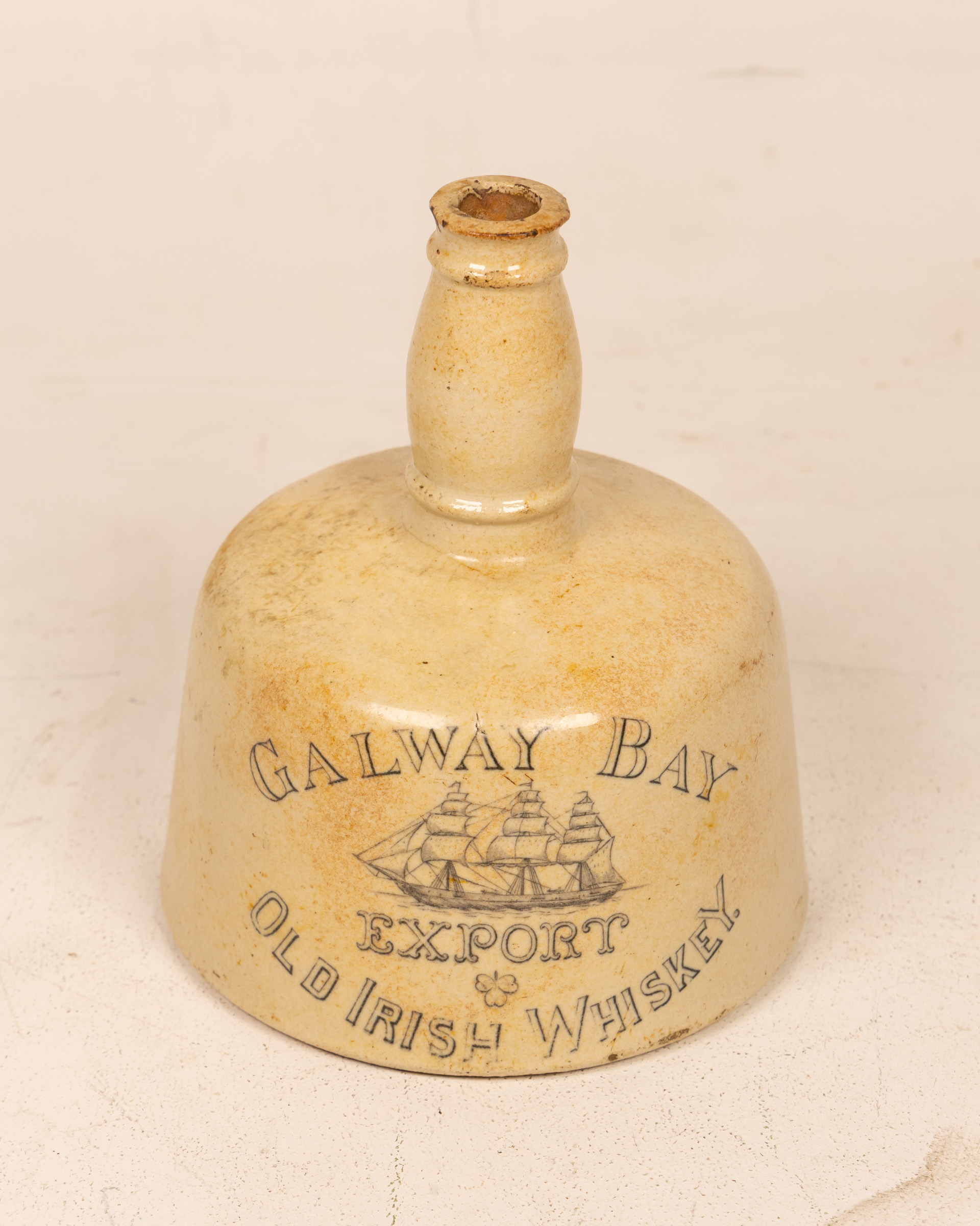 Galway Bay Old Irish Whiskey Stoneware Bottle
